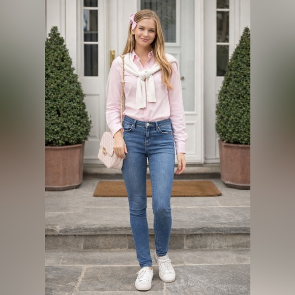 PacSun Denim - PacSun Medium Wash Skinny Jeans Size 25 Super Stretch Jegging Preppy Casual